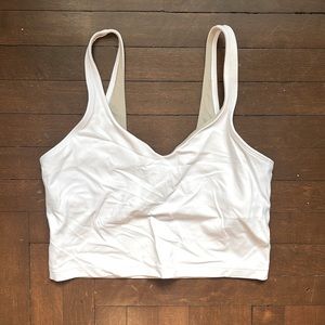 lululemon 🍋 align cropped tank - white